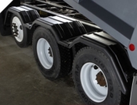 MINIMIZER Fenders.  The Rolling Triples Fenders.  MINIMIZER 318 Tri Axle Poly Fenders. Heavy Duty Semi Truck Fenders. In Stock and Ready To Ship FAST. 