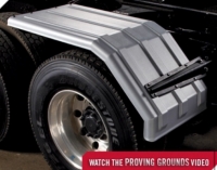 MINIMIZER Fenders.  The Square Back Bruiser Half Fenders.  MINIMIZER 1550 Half Fenders.  Heavy Duty Semi Truck Fenders. In Stock and Ready To Ship FAST. 