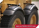 MINIMIZER Fenders.  Armadillo Construction Fenders.  MINIMIZER 1100 Construction Fenders.  Heavy Duty Semi Truck Fenders. In Stock and Ready To Ship FAST. 