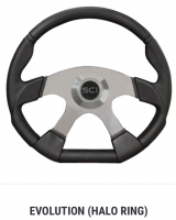 SC Semi Truck Steering Wheel. 18” EVOLUTION Halo Ring