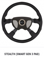 SC Semi Truck Steering Wheel. 18” STEALTH GEN 3