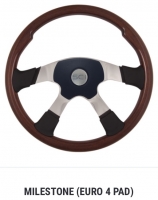 SC Semi Truck Steering Wheel. 18” MILESTONE Euro 4