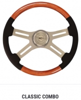 SC Semi Truck Steering Wheel. 18” CLASSIC COMBO. 