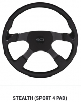 SC Semi Truck Steering Wheel. 18” STEALTH Sport 4. 