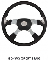 SC Semi Truck Steering Wheel. 18” HIGHWAY Sport 4. 