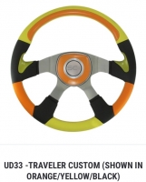 SC Semi Truck Steering Wheel. 18” TRAVELER CUSTOM. 