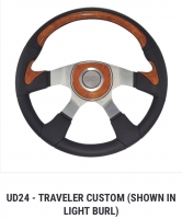 SC Semi Truck Steering Wheel. 18” TRAVELER CUSTOM. 